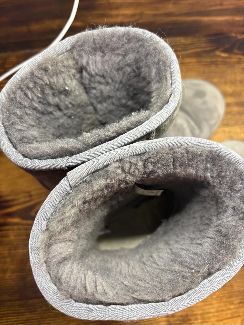 Ugg gray boots size 8